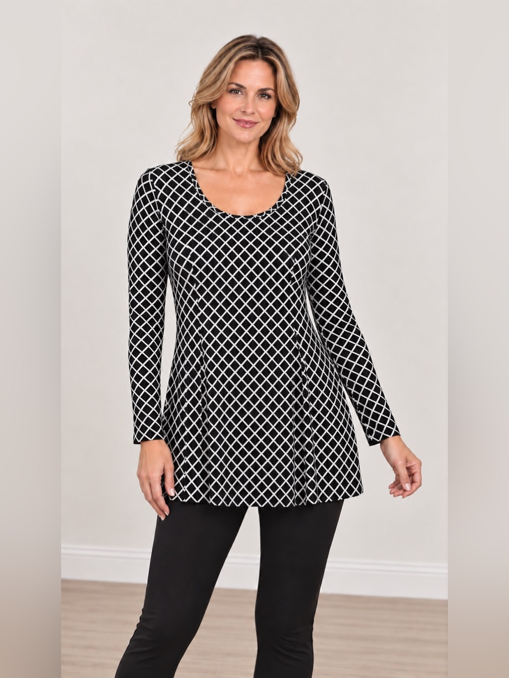 DKR Apparel Long sleeve Princess Cut Tunic